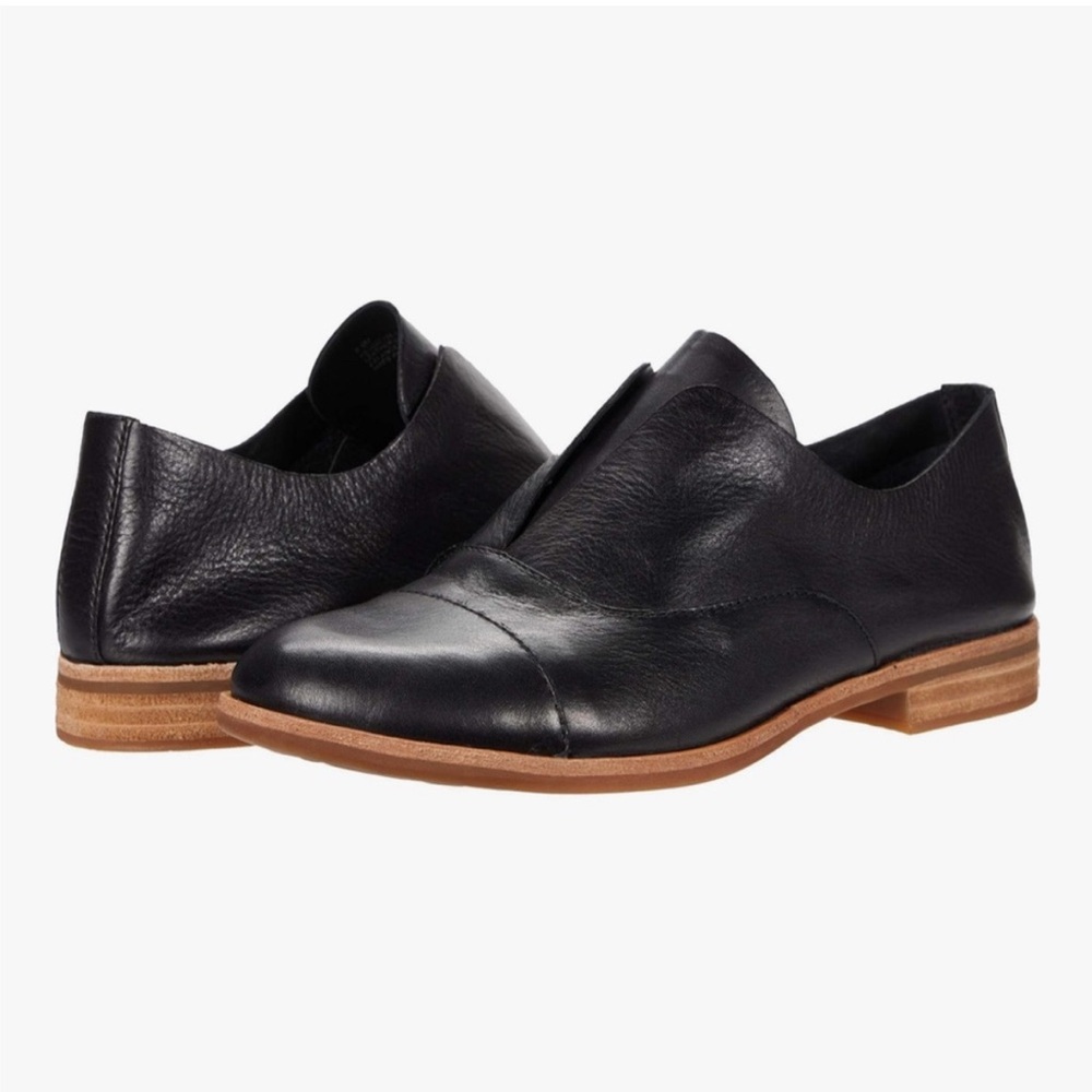 Kork-Ease Black and Brown Leather Loafers